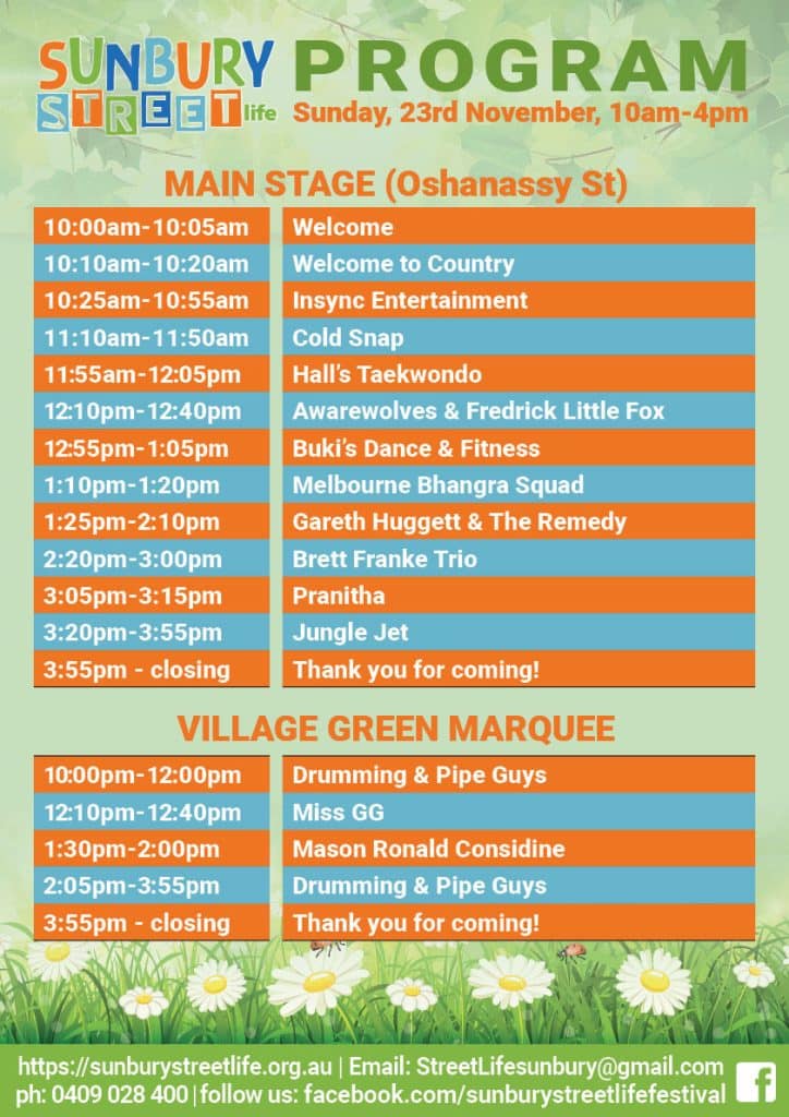 2025 Streetlife Festival Program