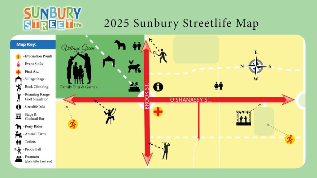 2025 Streetlife Festival Map