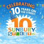 Sunbury Streetlife 10th celebration poster (2)